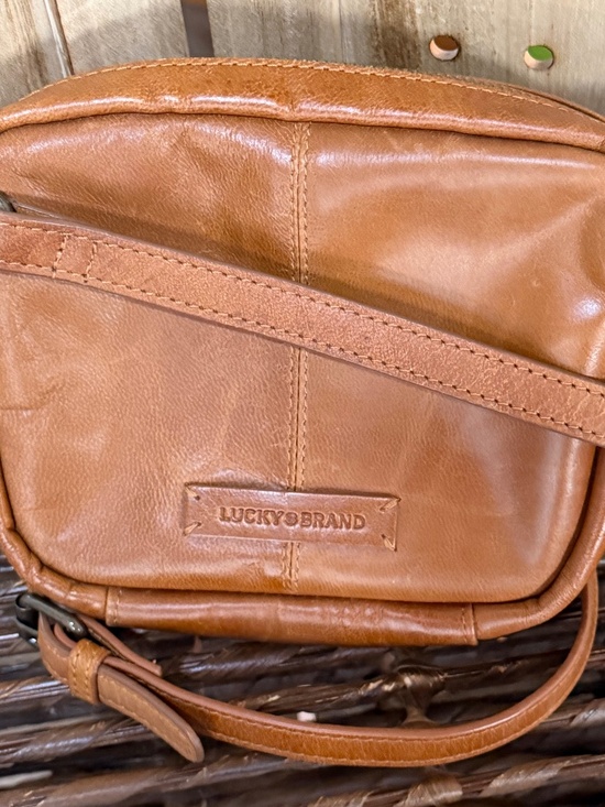 Lucky Brand Handbags - Lucky Brand Yucca Leather Crossbody Bag Walnut Brown Fanny Pack Belt Bag